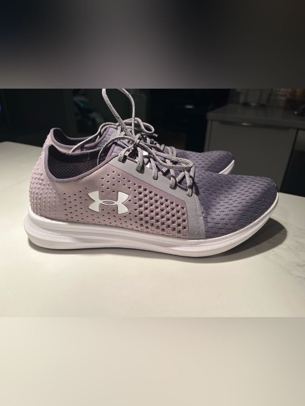NWT women’s gray under armour sway running trainers. Size 7.